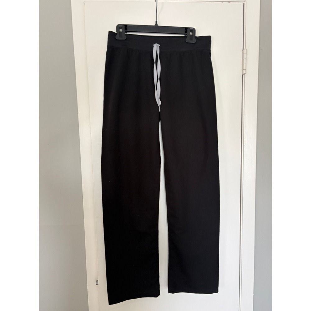 NEW FIGS Scrub Pants Size S Black Technical Collection Straight Leg T21003